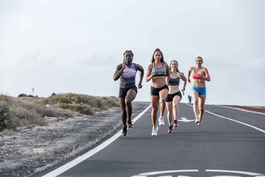 Photo of female runners